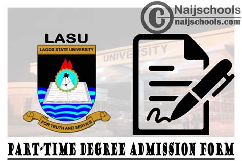 Lagos State University Lasu Part Time Degree Admission Form For 2019