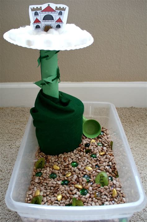 Jack And The Beanstalk Sensory Bin And Story Retelling Activity