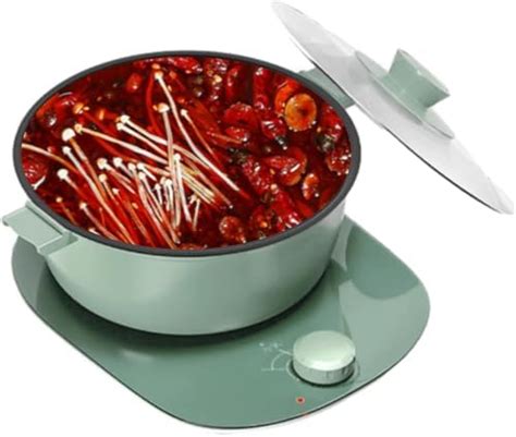 Amazon HYTRIC L Hot Pot Electric For Cooking Shabu Shabu Hot Pot With Nonstick Coating