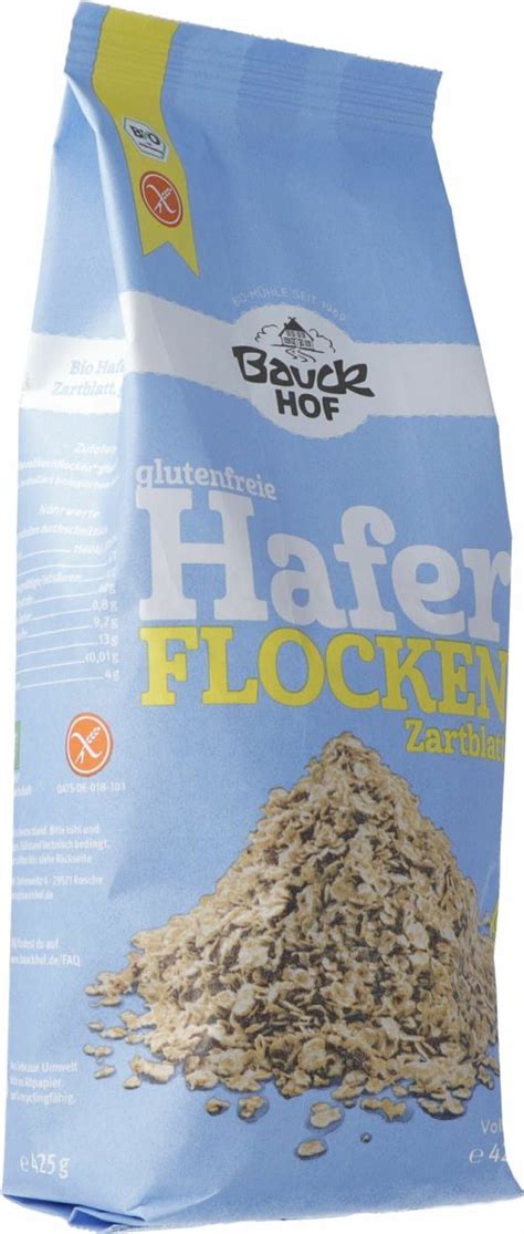 Bauckhof Haferflocken Zartblatt Glutenfrei G In Der Adler Apotheke