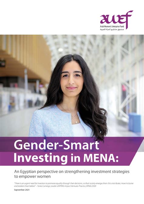 Gender Smart Investing In Mena