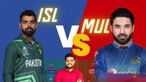 Isl Vs Mul Isl Vs Mul Dream Team Prediction Isl Vs Mul Psl T