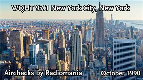 WQHT 97 1 HOT 97 With Sue O Neil New York City NY October 1990