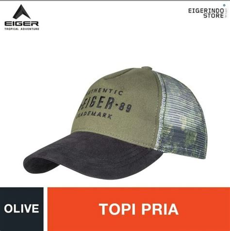 Jual Topi Original Eiger Camotruck X Caps Hijau Olive Di Lapak Rizky