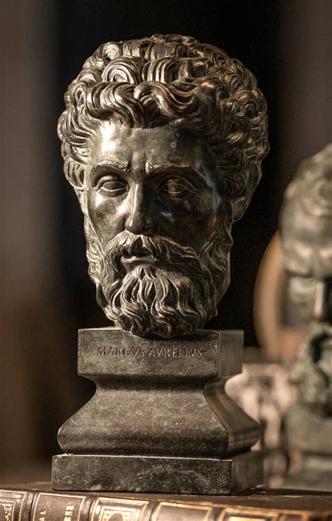 Bronze Marcus Aurelius Bust Sculpture Sculpture By Atelier Missor