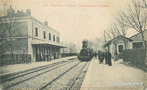 CPA FRANCE 84 Valréas la gare TRAIN 84 vaucluse valreas 84