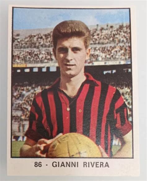 FIGURINA STICKER GIANNI RIVERA MILAN N 86 PANINI CAMPIONI Dello SPORT