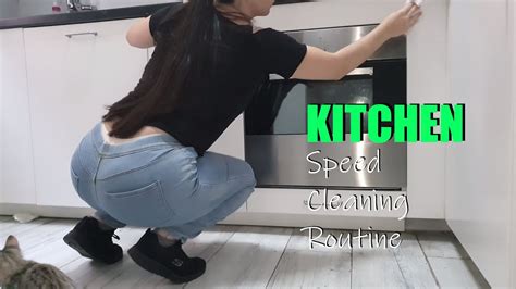 Kitchen SPEED CLEANING Routine Clean With Me YouTube