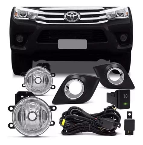 Kit De Faro Auxiliar Antiniebla Toyota Hilux 2016 2017 2018 2019