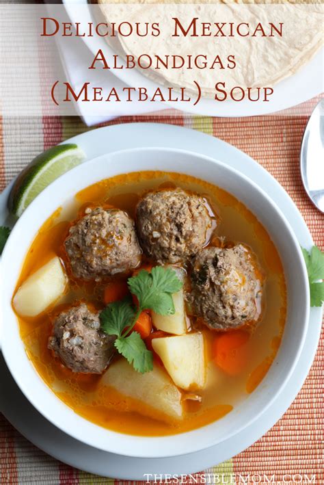 Authentic Albondigas Soup Recipe With Mint Bios Pics