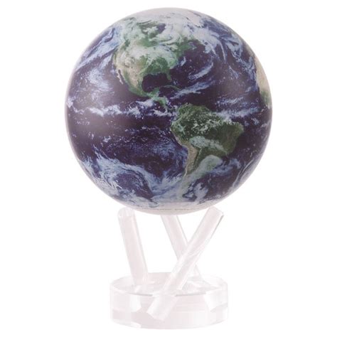 Shop Satellite With Clouds 6 Inch Solar Powered MOVA Desktop World