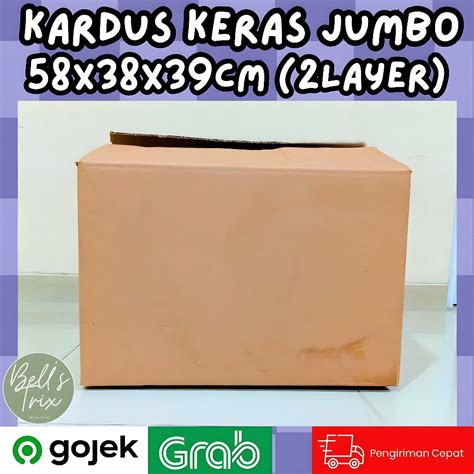 Jual Kardus Bekas 2 Ply Dus Jumbo Polos Tebal Box Penyimpanan Packaging