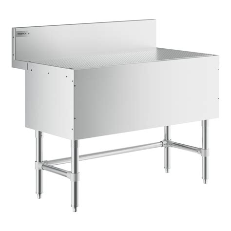 regency spec     stainless steel underbar drainboard