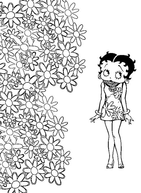 Betty Boop 59 Cartoons Printable Coloring Pages