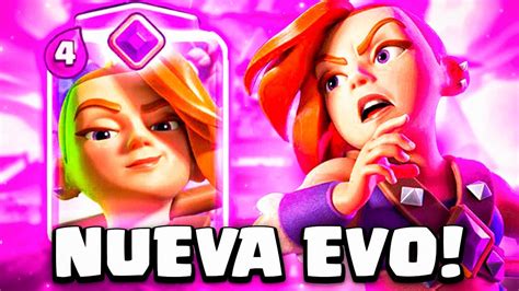 La Nueva Mejor Carta De Clash Royale 🤯valquiria Evo Gameplay Youtube