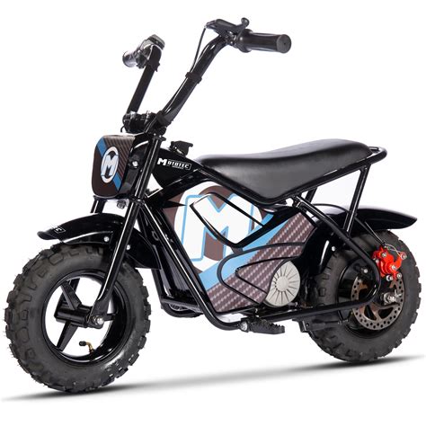 MotoTec 24v 250w Electric Powered Mini Bike Black-MT-MiniBik