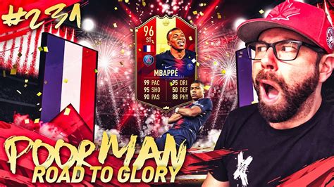 Omg I Pack 96 Tots Mbappe Poor Man Road To Glory 231 Fifa 19