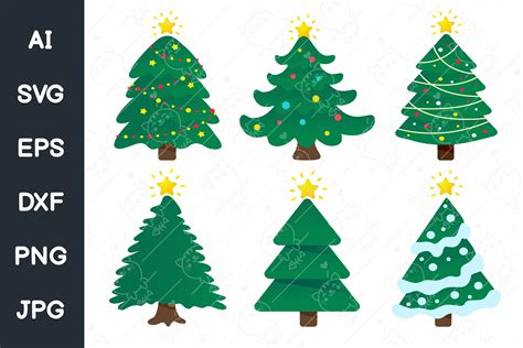 Christmas Tree Design. Svg File. Graphic by FoxGrafy · Creative Fabrica