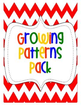 Growing Patterns Pack by Elysia Faulkner | Teachers Pay Teachers