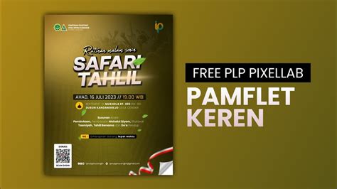 Cara Membuat Desain Pamflet Keren Dari Aplikasi Pixellab I Free Plp