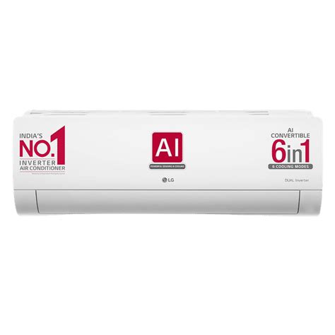 Buy Lg 6 In 1 Convertible 1 5 Ton 5 Star Ai Dual Inverter Split Ac With