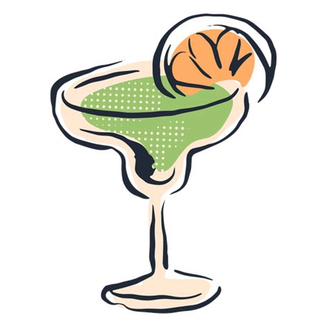 Green Cocktail Doodle Png And Svg Design For T Shirts