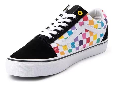 Venta Vans De Cuadros De Colores En Stock