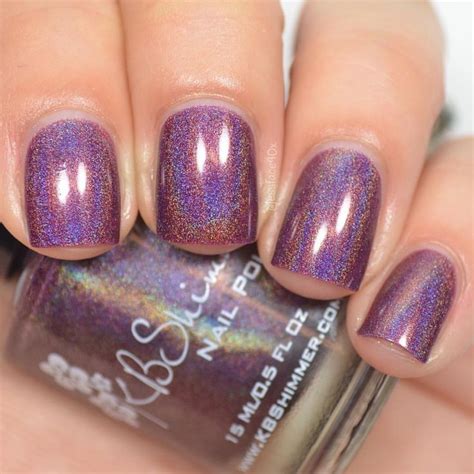 Kbshimmer Fig Get About It Holographic Nail Polish Holographic Nails