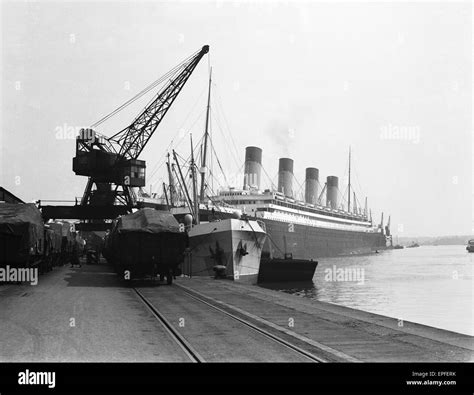 White Star Line Liner Rms Olympic Sistership Of The Ill Fated Titanic