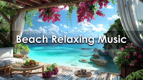 Outdoor Beach Coffee Shop Ambience With Elegant Bossa Nova Jazz Music