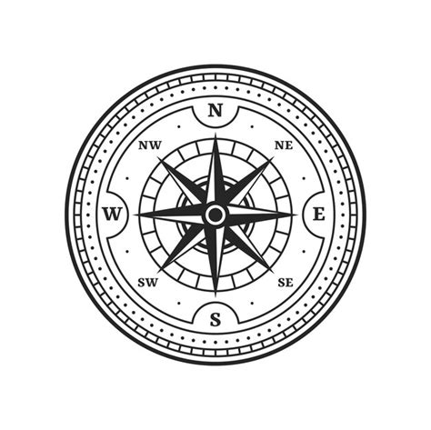 Simple Compass Drawing