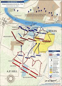 1862- Civil War Battle Map – Historic Shepherdstown