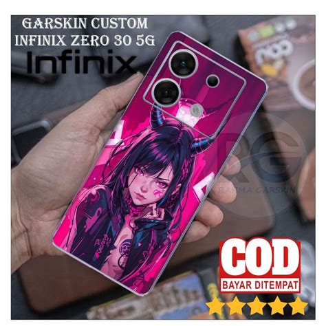 Jual COD SKIN GARSKIN INFINIX ZERO 30 5G MOTIF TOP ANIME ISI 2PCS