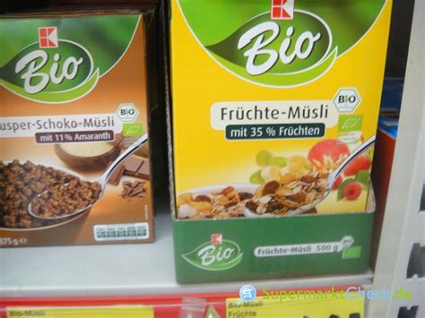 Kaufland Sortiment Müsli Preis Angebot SupermarktCheck