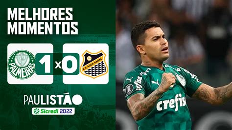 Palmeiras 1 x 0 Agua Santa Melhores Momentos Paulistão 2022