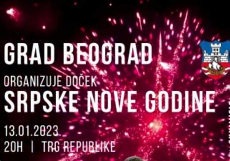 Grad Beograd Organizuje Sve Ani Do Ek Srpske Nove Godine Na Trgu