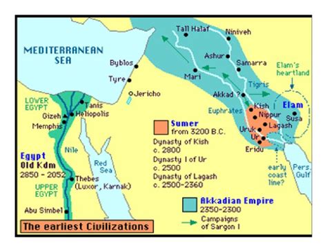 3000 Bc Egypt Map