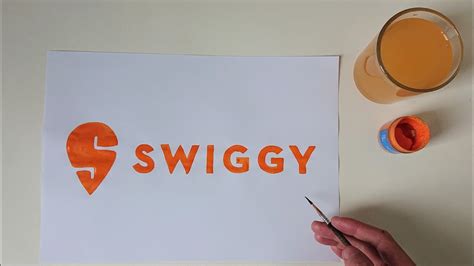 How To Draw Swiggy Logo Youtube