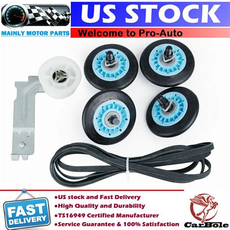 Upgraded Dryer Repair Kit For Samsung Dryer Dc A Drum Roller