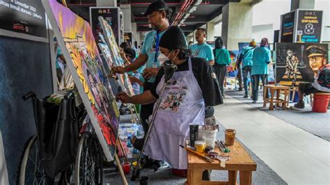 Police Art Festival Ciptakan Lingkungan Ramah Disabilitas Foto