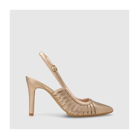 Zapatos de salón de mujer en piel de color nude I LODI Zapatos de mujer online