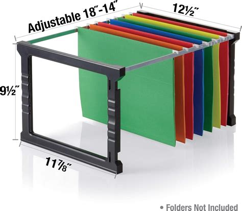 Officemate Marco de carpeta de archivos colgante de plástico 18
