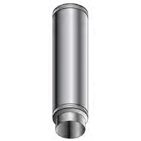 stainless steel straight twin wall flue pipe mm