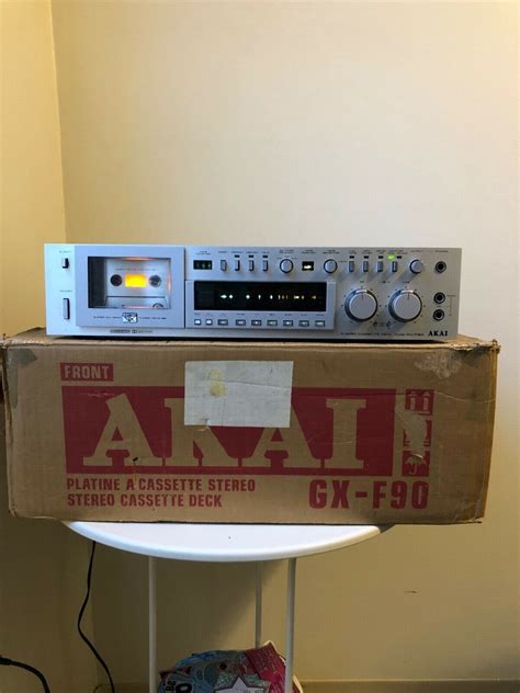 Akai Gx F Stereo Cassette Deck W Original Box Ebay