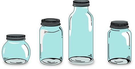 Mason Jar Vector Download At Getdrawings Free Download