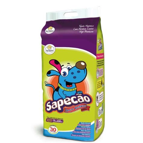 Tapete Higiênico Cães Sapecão 80X60 30 Unidades RioMar Fortaleza