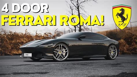 The Ferrari Roma 4 Door Looks Better Than The Coupe YouTube