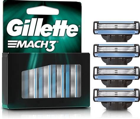 Gillette Mach Cartucho De Rastrillo Para Afeitar Repuestos Con