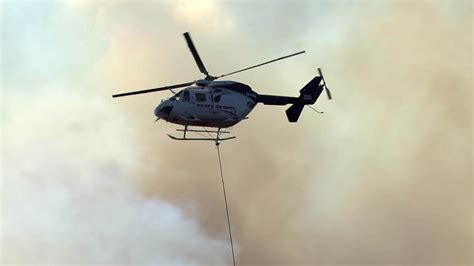 Nsw Bushfires Rfs Water Bombing Helicopter Crashes Near Nsw Victoria