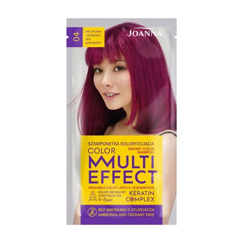 Joanna Multi Effect Color Keratin Complex Szamponetka Malinowa